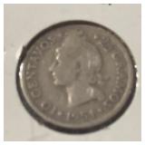 1951-D DOMINICAN REPUBLIC (10-CENTAVOS) COIN (90%)