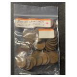 (BAG OF 50) LINCOLN WHEAT BACK CENTS *1920-29-P*
