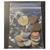 (BAG) "WORLD" COINS-ASSORTED