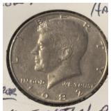 1982-P KENNEDY HALF DOLLAR *MISSING INITIALS REV*