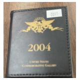 "2004" "STATEHOOD QUARTERS W/BOOK-**5-COINS**