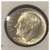 1948-D ROOSEVELT DIME (90% SILVER) *NICE* (BU)