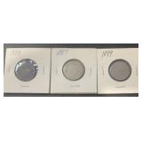 (BAG OFG 3) LIBERTY V-NICKELS *CULL / WEAK DATE*