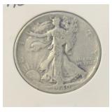 "1940" WALKING LIBERTY HALF DOLLAR (90% SILVER)