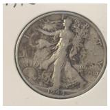 "1944-S" WALKING LIBERTY HALF DOLLAR (90% SILVER)