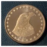 SERIES 2011 "U.S.A. EAGLE" (1-OUNCE) COPPER ROUND