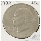 "1972" EISENHOWER DOLLAR
