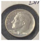 1960 "PROOF" ROOSEVELT DIME (90% SILVER)