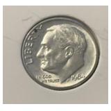"1964-D" ROOSEVELT DIME (90% SILVER)