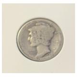 "1916" MERCURY DIME (90% SILVER)