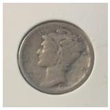 "1925" MERCURY DIME (90% SILVER)