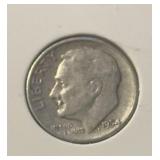 "1954" ROOSEVELT DIME (90% SILVER)