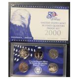 2002-S "PROOF" STATEHOOD QUARTERS (5-PIECES)