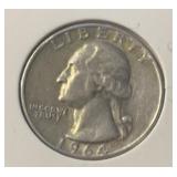 "1964-D" WASHINGTON QUARTER (90% SILVER)
