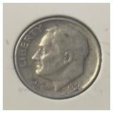"1956-D" ROOSEVELT DIME (90% SILVER)