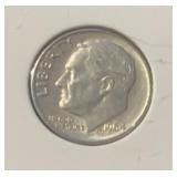 "1964" ROOSEVELT DIME (90% SILVER)