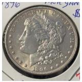 1896 MORGAN SILVER DOLLAR (90% SILVER) (UNC)