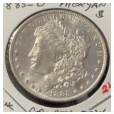 1885-O MORGAN SILVER DOLLAR (90% SILVER) (UNCIRCUL