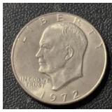 1972-D EISENHOWER DOLLAR (AU)