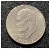 1776-1976-D "BI-CENTENNIAL" EISENHOWER DOLLAR(VF)