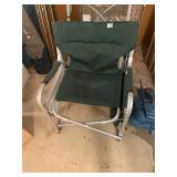 Green camping chair