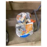 Two bags of tile mortar