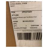 10 in. Gel infused layer top mem. Mattress