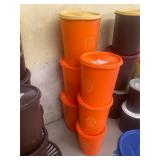 Orange Tupperware