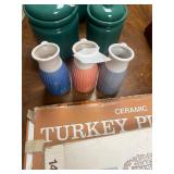 Glass creamer pieces