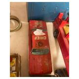 Metal fire chief car