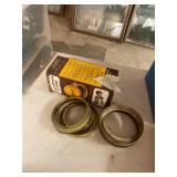 Ball jar lids and caps