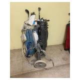 Golf clubs/golf bags/caddie