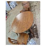 Table and two chairs