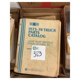 73-78 GM Truck Parts Manuals