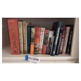 Assorted books on shelf
