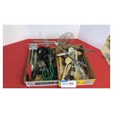 2 flats of kitchen utensils