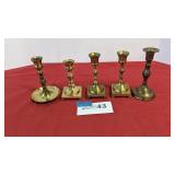 Candle sticks 5-6 1/4' tall