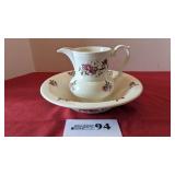 Lord Nelson pottery, England 9-1/2' pitcher