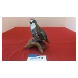 8'1/2' tall bobwhite quail, Jim Hopper carving