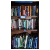 3 shelves of books - outdoor and home idea