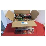 Large box of VHS tapes, including Pearl Harbor,