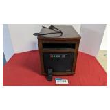 Duraflame electric space heater w/remote