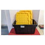 2 new totes, 27 gallon