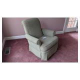 Upholstered base rocker