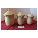 JC Penney Home Collection 3 pc. canisters
