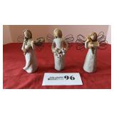 3 Willow tree angels