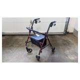 Roller Walker w/ seat and hand breaks, 6'
