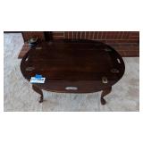 Drop leaf tray coffee table 37x29'