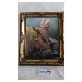 Picture on canvas signed by artist 14x11'