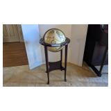 World globe on a 27' wooden base